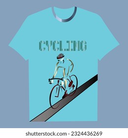t shirt vector graphics and illustrations matching Bicycle