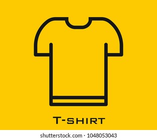 T shirt vector icon
