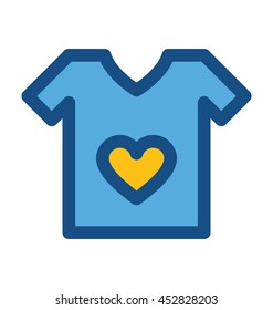 T Shirt Vector Icon