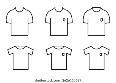 T shirt vector icon in black and blue colors