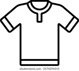 T Shirt vector icon. Can be used for printing, mobile and web applications.