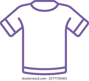 T Shirt vector icon. Can be used for printing, mobile and web applications.