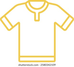 T Shirt vector icon. Can be used for printing, mobile and web applications.