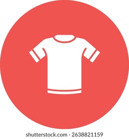 T Shirt vector icon. Can be used for printing, mobile and web applications.
