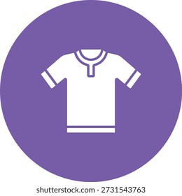 Icono de Vector de camiseta. Se puede utilizar para aplicaciones de impresión, móviles y de Web.