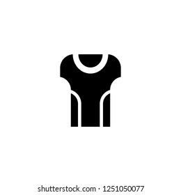 t shirt vector icon. t shirt sign on white background. t shirt icon for web and app