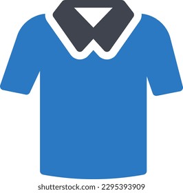 T-Shirt, Vektorgrafik auf transparentem Hintergrund. Hochwertige Symbole. Glyphen Vektorsymbole für Konzept und Grafikdesign. 
