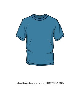 t shirt vector isolated on white background
