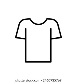 t shirt - vector line icon	