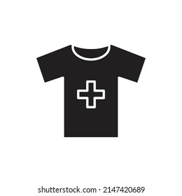 t- shirt vector silhouette for website symbol icon