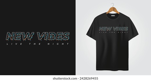 t shirt with waves print