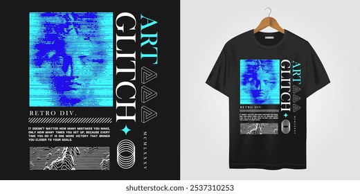 t shirt with waves print