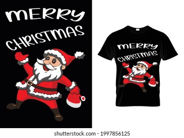 T- shirts Design With Merry Christmas