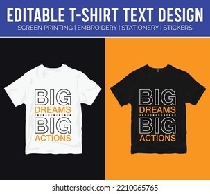 Diseño de tipografía de camisetas y diseño de impresión