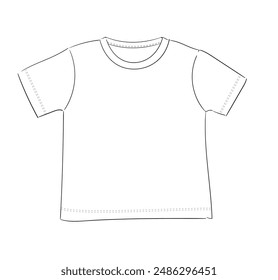Camisetas Ilustración vectorial dibujado a mano