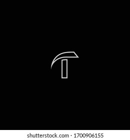 T-Logos und Symbole für einzelne Buchstaben