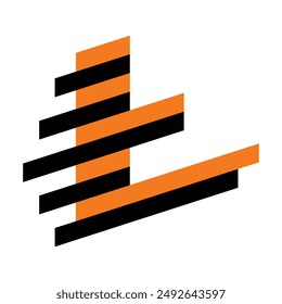 t stripes logo icon template 1