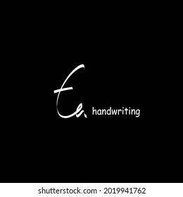 t a ta initial logo handwriting template vector