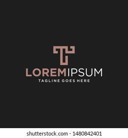T, TC, or CT line logo design inspiration