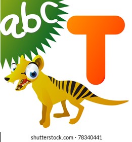 T Thylacine Stock Vector (Royalty Free) 78340441