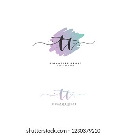 T T TT Initial logo template vector