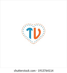 T U letter logo creative design. tu icon