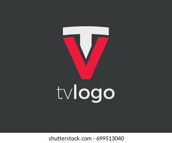 t v logo