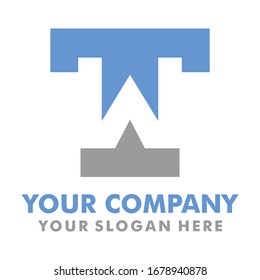 T and W logo design