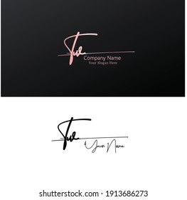 T W TW Initial letter handwriting and signature logo. Beauty vector initial logo .Fashion, boutique, floral and botanical