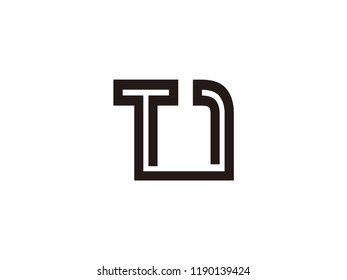 T1 logo combination of letters and numbers