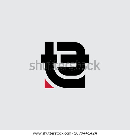 T3 - logo, design element or icon. Monogram. Logotype with letter T and number 3.