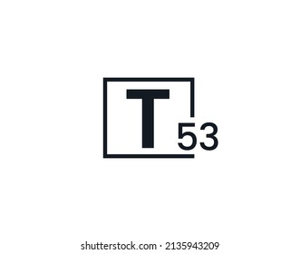 T53, 53T Initial Letter Logo