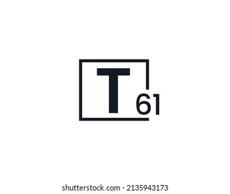 T61, 61T Initial letter logo