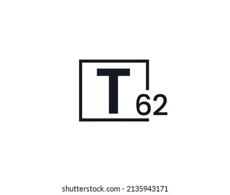 T62, 62T Logo de la letra inicial