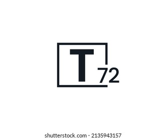 T72, 72T Initial letter logo