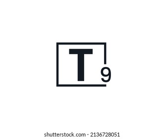 T9, 9T Initial letter logo