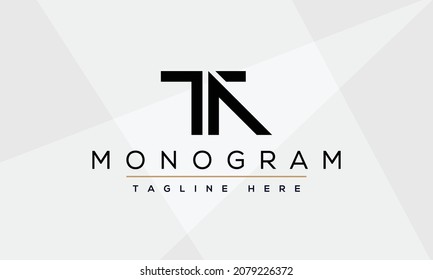 TA abstract initials monogram letter text alphabet logo design