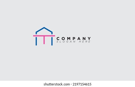 TA Alphabet Buchstaben Initial Monogram Logo AT, T und A