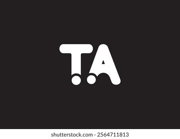 TA creative latter logo design and initial logo
