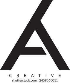 TA or FTA letter modern logo design