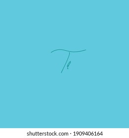 Ta handwritten logo for identity