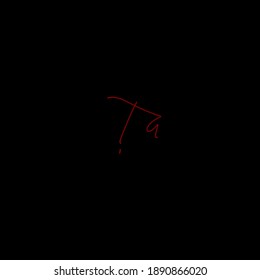 Ta erstes Handschrift-Logo für Identität