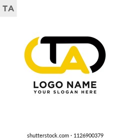 TA initial logo template vexctor