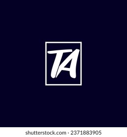 TA letter logo creative design with vector graphic TA simple and modern logo