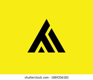 AT TA LETTER LOGO DESIGN VECTOR TEMPLATE