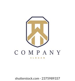 TA Letter Logo, AT Logo Modern and Luxury Icon Vector Template Element