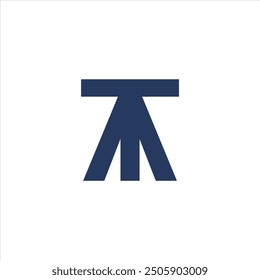 TA letter logo vector design