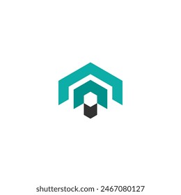 TA, AT letter logo Vector icon design template 9