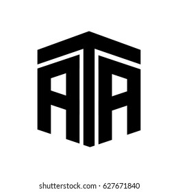 ta letter vector logo