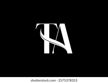 TA Logo Design Creative and Modern Logo Design
